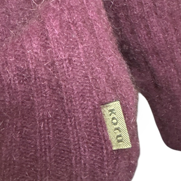 Women's Koru Burgundy Sweater - Picture 5 of 8